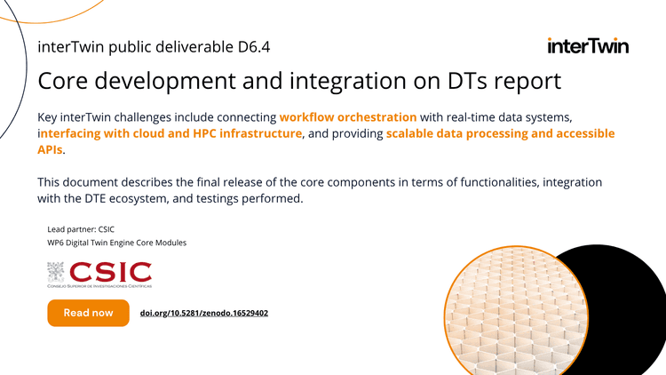 Dts Core Deliverable: D6.5 Core development and integration on DTs report ...